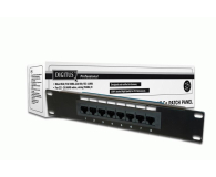 Digitus Patch panel 10" 8 portów, kat.5e, U/UTP, 1U, czarny (komplet - 1380818 - zdjęcie 2